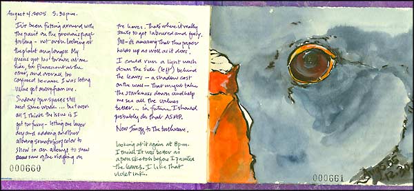 journal page