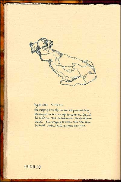 journal page