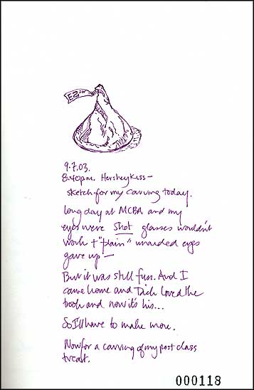 journal page